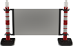 110 cm Dikme Dikdörtgen Tabanlı 75 cm Panel Baskılı – ZT75110 DA