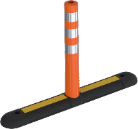 75 cm Delinatörlü PVC Şerit Ayırıcı – ZT16075