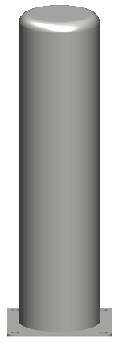 Anti-park Dubası - (hxø)61cmx150mm / Taban: 20x20 Cm – 12293 UB ST