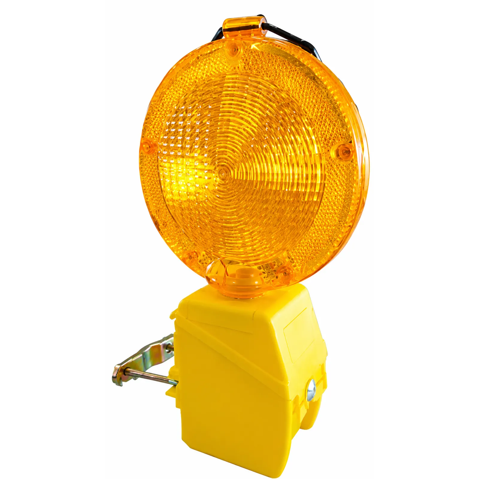 Bataryalı Flaşörlü Lamba - (hxw) 32x18 Cm - Sarı Led – 11858 FL S