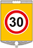 Dikdörtgen Levha Hız 30 – ZT350