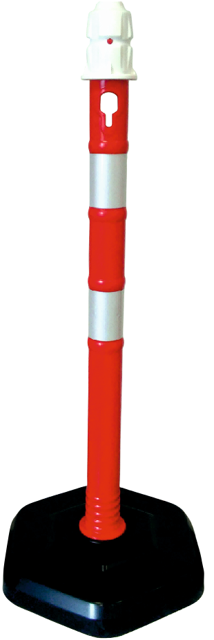 Dubalı Uyarı Dikmesi - (hxø) - 100 Cm X 63 Mm – 12403-1 DB R