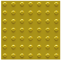 Görme Engelli Zemin İşaretleme - Ölçü: 40x40 Cm – PL 8010