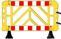 Güvenlik Barikatı - (hxl) 100x150 Cm – 12514 FB R