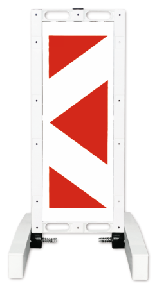 Katlanır Uyarı Levhalı Bariyer - (hxw) 110x55 Cm – 12503 FB R