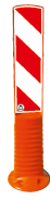 Levhalı Esnek Delinatör - (hxl)75x12 Cm/taban:(ø)200 Mm – 12256 UB R