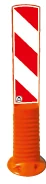 Levhalı Esnek Delinatör - (hxl)75x12 Cm/taban:(ø)200 Mm – 12256 UB R