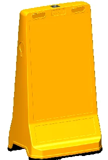 Levhalı Reklam Dubası - (hxw) 90x49 Cm – 12427 DB A