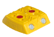 Mercekli Yol Butonu - 120x120x28 Mm – 12002 YB