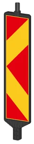 Otoyol Uyarı Levhası -(h)124cm / Levha:100x25cm – 12442 DB R