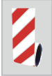 Reflektif Bant - 10 Cm X 10 M/roll - Kırmızı - Beyaz – ETR 5112