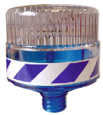 Solar Flaşörlü Ledli Lamba-(hxø)14.5cmx128mm-mavi Led – 11821 FL M