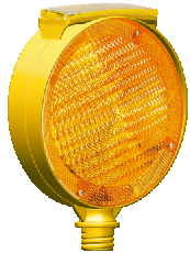 Solar Flaşörlü Ledli Lamba - (hxw) 27x22 Cm - Sarı Led – 11814 FL S