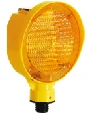 Solar Flaşörlü Ledli Lamba - (hxw) 29x22 Cm - Sarı Led – 11825 FL S