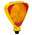 Solar Flaşörlü Ledli Lamba - (hxw) 30x24 Cm - Sarı Led – 11811 FL S