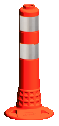 Tpe Esnek Delinatör(soketli) - (hxø) 45 Cm X 80 Mm – 22044 UB R
